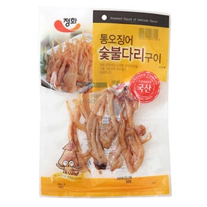 정화식품  통오징어 숯불다리구이50g