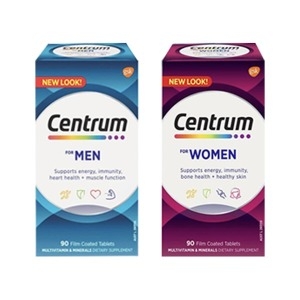 센트룸 맨 90정 + 우먼 90정 세트