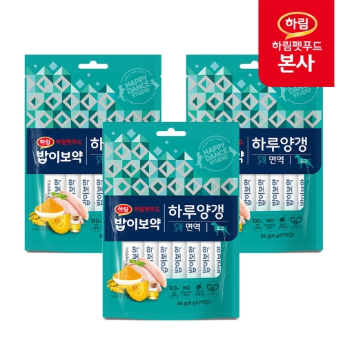 하림펫푸드 독 밥이보약 하루양갱 면역 56g (8g x 7p)