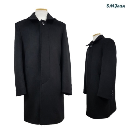 에스엠진 SMJ1087 남성 울혼방 모직코트 남자 정장코트 남성 울코트 롱코트 하프코트
