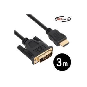 강원전자 NETmate HDMI to DVI 1.4 케이블 [NMC-HD03E, 3m]