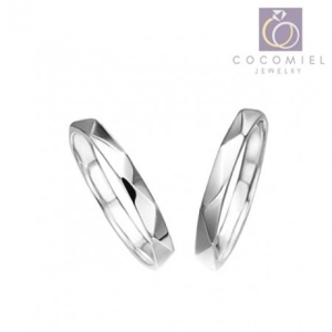 코코미엘 웨디시 CR-5 커플 우정 연인 약속 여자친구선물 쌍가락지 쌍가락지 순은 실버 반지 4644126