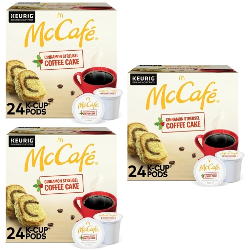 큐리그  McCafe Cinnamon Streusel Coffee Cake Kcup 미국 맥카페 시나몬 스트로이젤 커피 케잌 72개