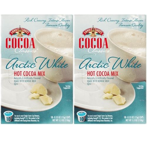 Land O'Lakes Classics Cocoa Artic White Kcup Keurig 랜드오레이크 큐리그클래식코코아..