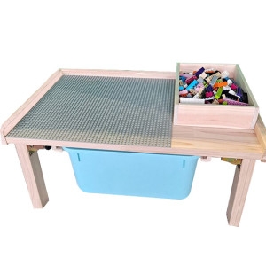 편백나무 접이식 레고테이블 1인용  레고전용