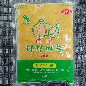 서산식품  국내산 냉동 다진마늘 1kg