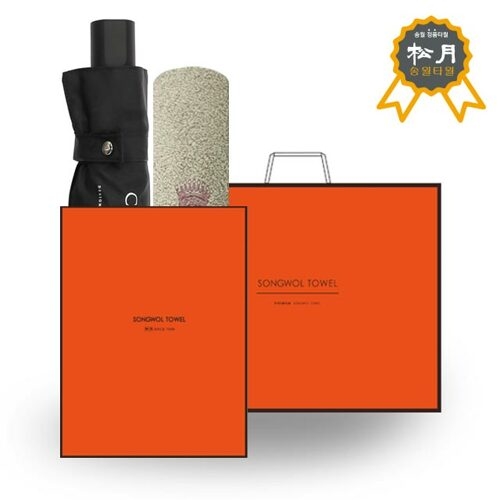 송월타월 송월 O.G 우산+타올 세트6  CM3단폰지+SW앙팡