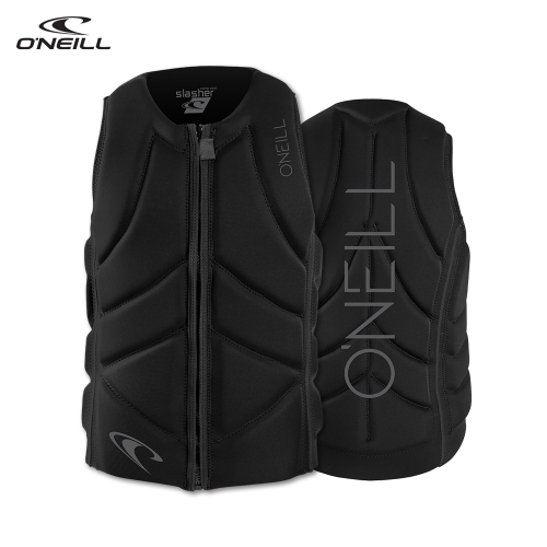 오닐  2022 슬래셔 리버서블 남성 웨이크베스트 성인 구명조끼 BLACK TIDEPOOL