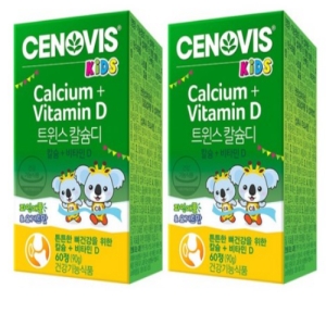 세노비스 키즈 트윈스 칼슘디 1500mg 60정