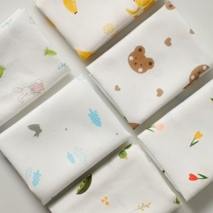 포스아트 무형광 캐릭터엠보싱 가제손수건 30매 아기손수건