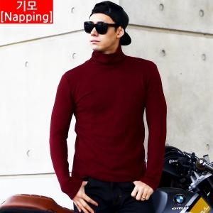 쿨제이 J.I.Q   빅사이즈 19 MZ 히트 니트 기모 폴라티 티셔츠_11707_799898 11707_799898