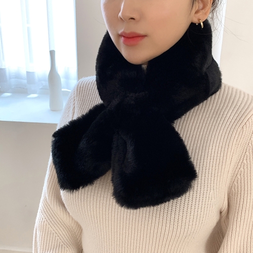 에코 쁘띠 페이크퍼 토끼털 밍크 목도리 숏머플러  6301993