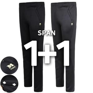 노블진 남성용 Q 마찌봄가을밴딩 1 1 원플러스원 밴딩 스판 트레이닝 츄리닝 바지_P0856943