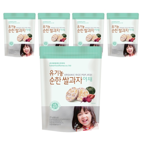 베베푸드 유기농 순한쌀과자 야채 25g [5개] - 에누리 가격비교