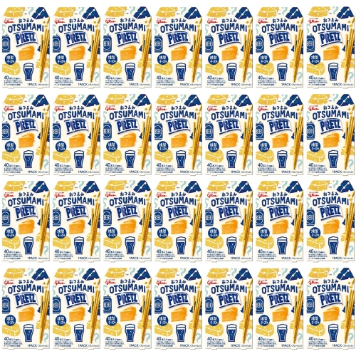 glico Pretz Smoked Cheese 그리코 프리츠 훈제 치즈 과자 안주 24g 10팩