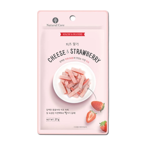 네츄럴코어 치즈브림 딸기 27g