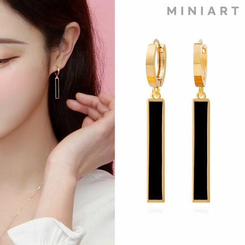 14K 블랙시크 귀걸이 Gold Pin 상품선택 MU245 W5B92E5 14K 블랙시크 귀걸이 Gold Pin