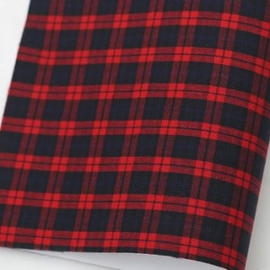 펠트친구  패브릭스티커 레드블랙와치 18  페브릭스티커  원단스 자수패키지