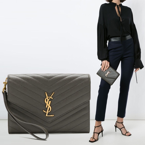 생로랑 모노그램 클러치백_617662 BOW01 1000