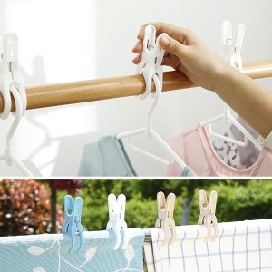라온  공구 4P 대형 이불빨래집게 봉 이불집게 고정 빨래집게