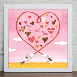 꾸밈  cy291-너의 목소리가 들려_인테리어액자