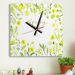 꾸밈  ch540 봄같은꽃인테리어벽시계