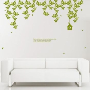 꾸밈  cm414-행복가득한숲속정원_포인트스티커