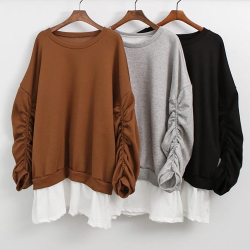 수프 빅사이즈사랑해요 C040L011  링레이어드기모티 EM