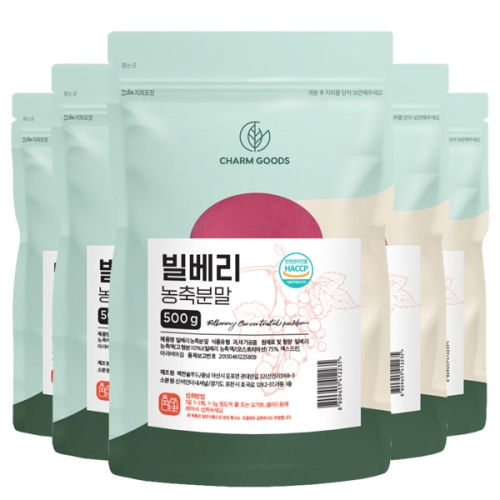 참좋은데이 빌베리 농축 분말 500g 5팩