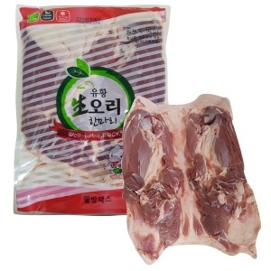 한마당  생오리 통째 발췌 완포 1kg 2.2kg 오리를 살만 발췌