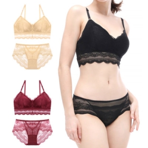 라엠코리아 4종 풀레이스 시그니처 레이스 브라렛세트