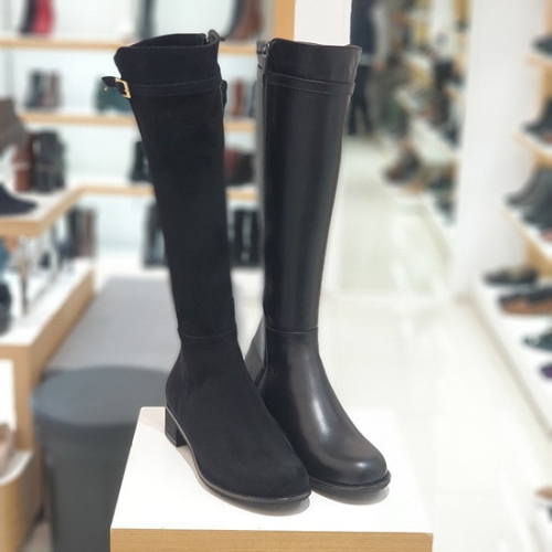 미소페 여성 버클장식 뒷스판 롱부츠  712048309