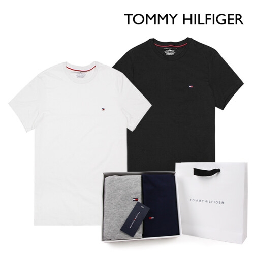 타미힐피거 반팔 티셔츠 2장 커플 선물세트