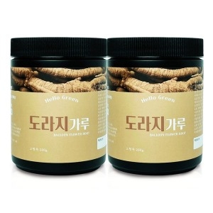 헬로우그린 헬로우 그린 국산 도라지 가루 분말1+1 200g+200g