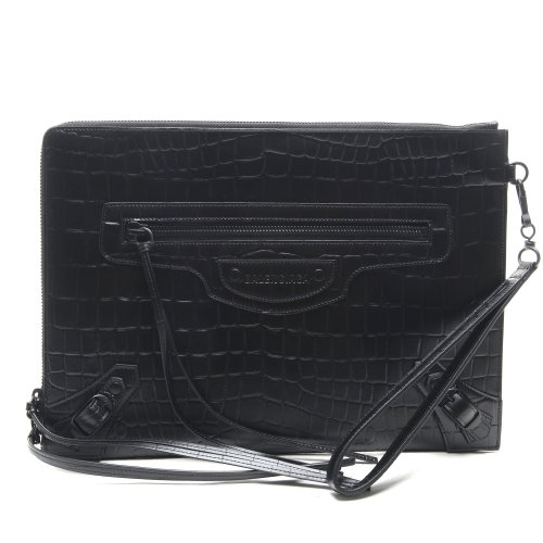 발렌시아가 남녀공용 모터 시티 클러치백_640114-15Y07-1000