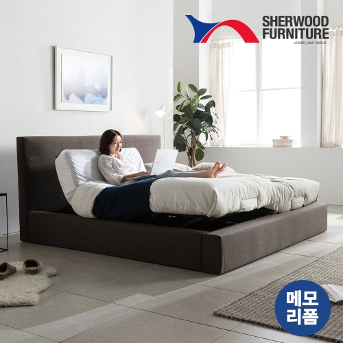 쉐우드가구 퓨어 드림모션베드 패브릭 전동침대 TWIN트윈
