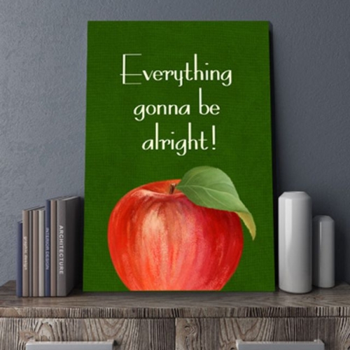 사과 풍수 그림 액자 돈들어오는 부자되는 41캔버스4