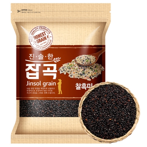진솔그레인 찰흑미 1kg