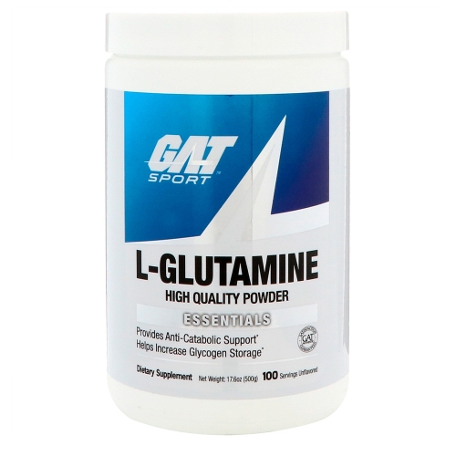 GAT Sport 엘 글루타민 파우더 분말 500g GAT Sport Pure and Potent L-Glutamine S..