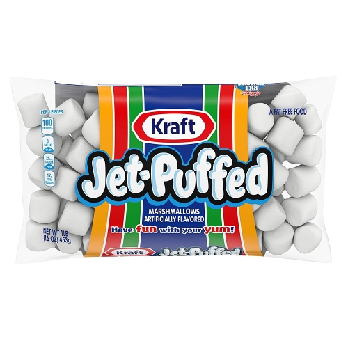 크래프트  Kraft 제트 Puffed 마쉬멜로우 레귤러 453g 6팩 Jet-Puffed Marshmallow Regular 16 oz