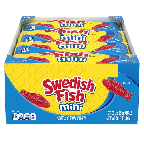 스웨디쉬 피쉬 미니 소프트 츄잉캔디 56g 24팩