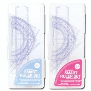 모닝글로리  2000 스마트 삼각자 각도기 3종 세트