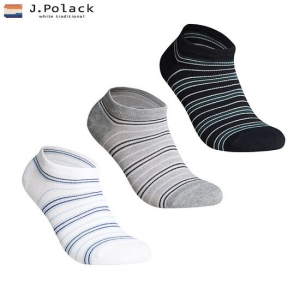 제이폴락 제이폴락 남성 스트라이프단목양말3종_JGM6AC9520
