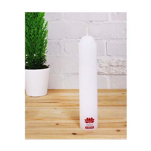 롯데 연꽃 양초 1입