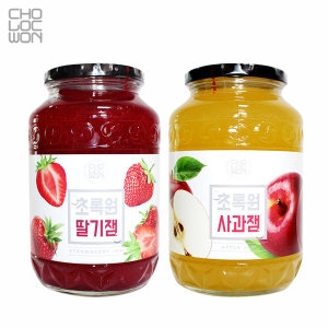 초록원 딸기잼 1kg +사과잼 1kg