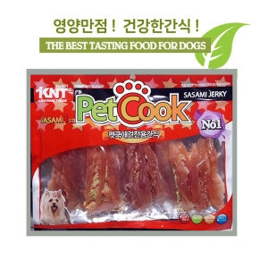 펫쿡 꽈배기사사미 300g