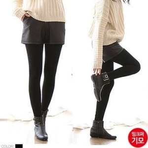 치치몰 1+1 SUU8057 밍크퍼레쟈 4부 반바지레깅스