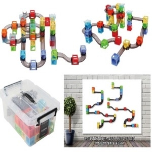 마그네틱 롤링플레이 자석블럭놀이세트 72PCS +보관함