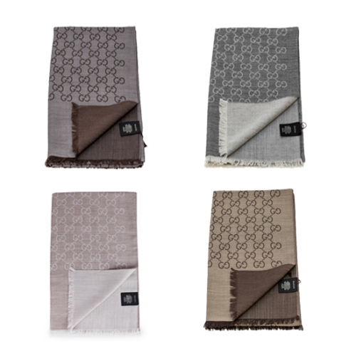 구찌 투톤 로고 스카프_165904