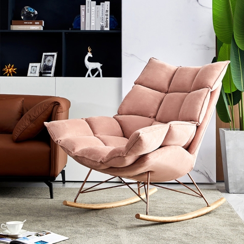 Hilton 북유럽 벨벳 구름 흔들의자 쿠션 흔들의자